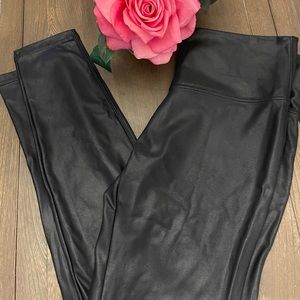Faux Leather leggings size L
